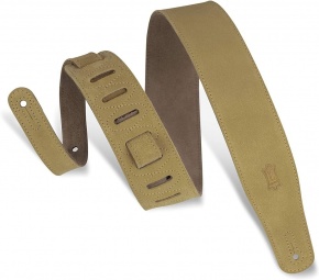 Levy's Leather's Simply Suede Series Guitar Strap, Tan MS26-TAN