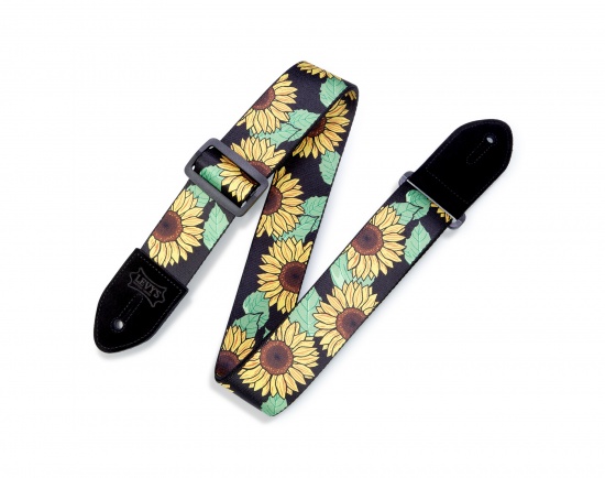 Levy's Leather's Sunflower Guitar Strap MP2-009