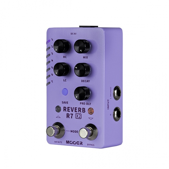 Mooer X2 Series R7 Reverb Pedal