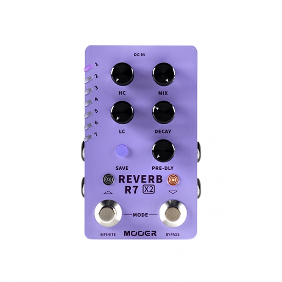 Mooer X2 Series R7 Reverb Pedal