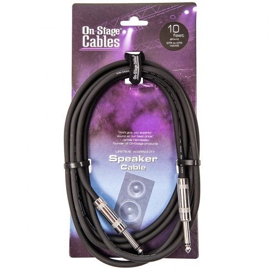 On-Stage Speaker Cable, 10ft/3m