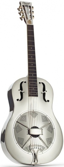 Ozark 3615 Deluxe Resonator 12 Fret Guitar, Nickel Plate Steel