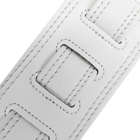 Richter Springbreak I Vegan ''Leatherette'' Guitar Strap, White