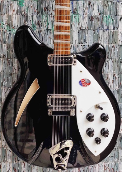 Rickenbacker 360/12 12-String Electric Guitar, Jetglo