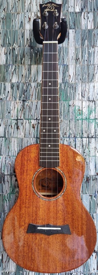 Snail SUT-M2 Electro-Acoustic Tenor Ukulele, Solid Mahogany Gloss