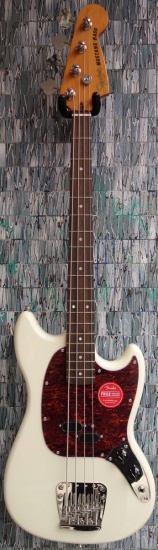 Squier Classic Vibe '60s Mustang Bass, Laurel Fingerboard, Olympic White