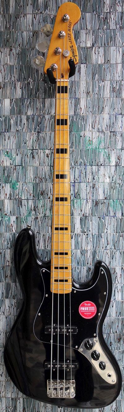 Squier Classic Vibe 70s Jazz Bass, Black