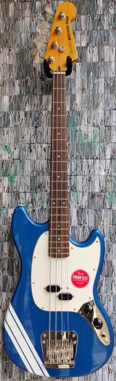 Squier FSR Classic Vibe '60s Competition Mustang Bass, Lake Placid Blue with Olympic White Stripes