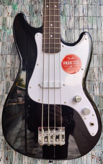 Squier Sonic Bronco Bass, Laurel Fingerboard, Black