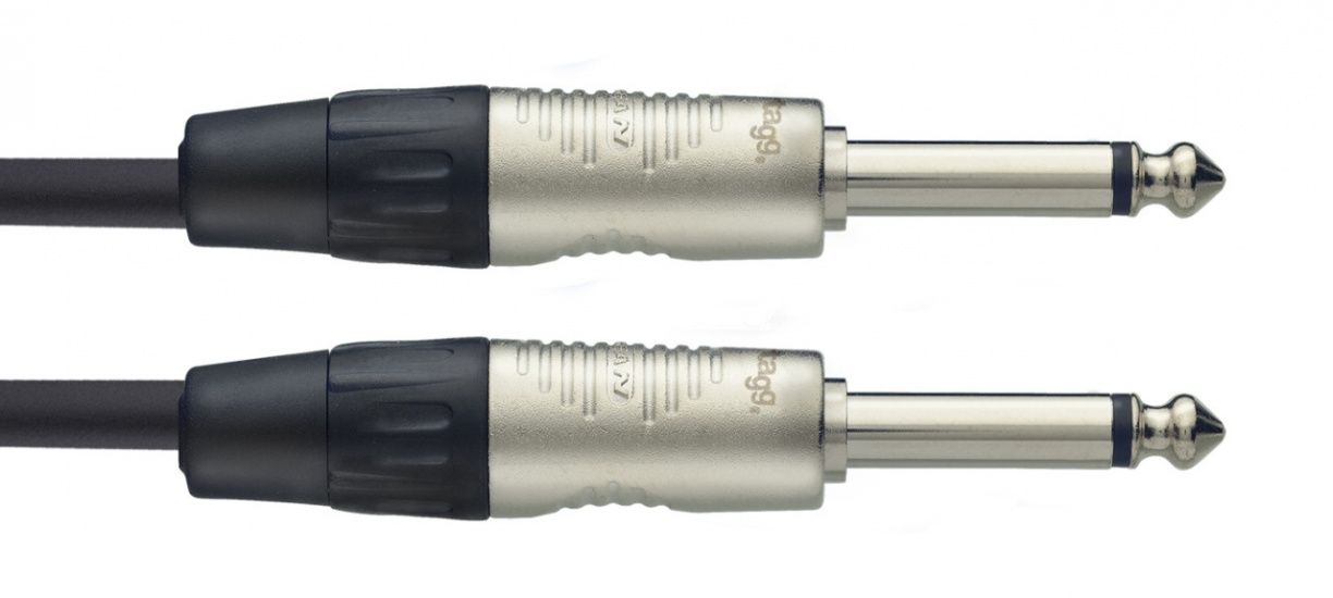 Stagg 1.5m/5ft Jack to Jack Instrument Cable