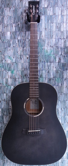 Tanglewood Blackbird Series TWBBSDE Electro-Acoustic Slope Shoulder Dreadnought, Smokestack Black