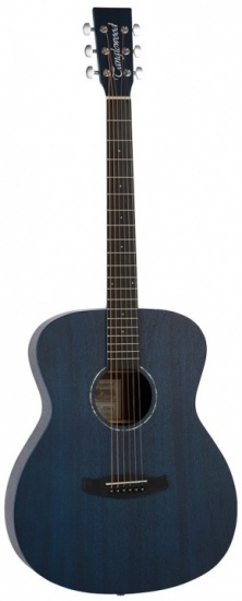 Tanglewood Crossroads TWCRO TB Mahogany Orchestra, Thru Blue Stain Satin