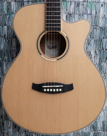 Tanglewood Discovery Exotic Series DBT SFCE FMH Electro-Acoustic Super Folk Cutaway