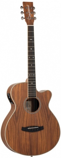 Tanglewood Reunion Pro Series TRU4CE AK Electro-Acoustic Super Folk Cutaway, All Koa