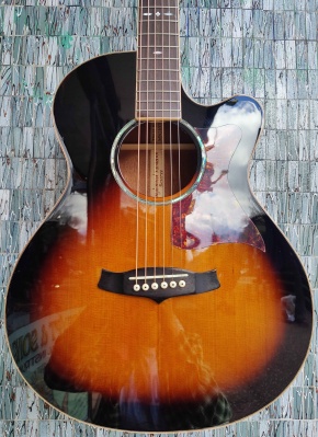 Tanglewood Sundance Reserve Series TW45 R VSE Electro-Acoustic Super Folk Cutaway with LR Baggs Stage Pro Element, Vintage Sunburst Gloss (Pre-Owned)