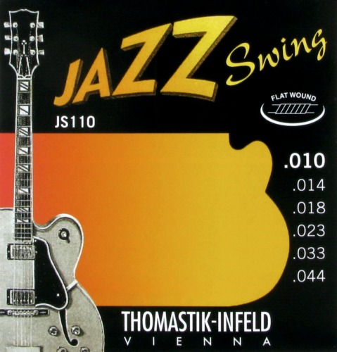 Thomastik Infeld Jazz Swing Flatwound Guitar Strings, 10-44
