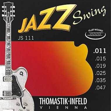 Thomastik Infeld Jazz Swing Flatwound Guitar Strings, 11-47