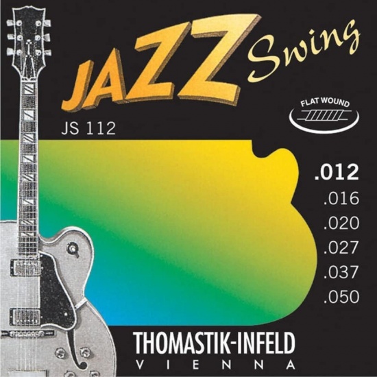 Thomastik Infeld Jazz Swing Flatwound Guitar Strings, 12-50