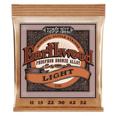Ernie Ball Earthwood PHOSPHOR BRONZE LIGHT SET 11-52
