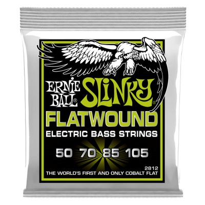Ernie Ball SLINKY COBALT FLATWND BASS REG 50-105