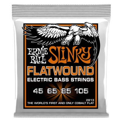 Ernie Ball SLINKY COBALT FLATWND BASS HYB 45-105