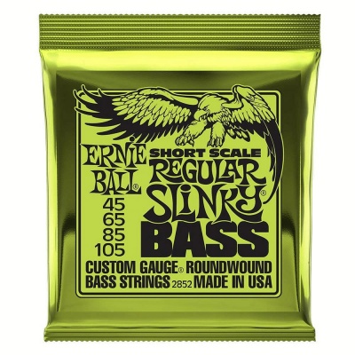 Ernie Ball SHORT SCALE REGULAR SLINKY BASS SET 45-105