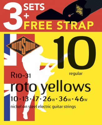 Roto Yellows Triple Pack Plus Free Strap