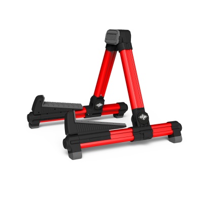 Rotosound foldable guitar stand in red