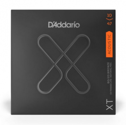 D'Addario XT Acoustic 80/20 Bronze, Extra Light, 10-47