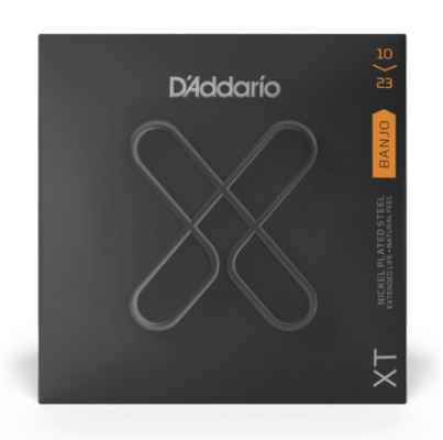D'Addario XT Banjo Nickel Plated Steel, Medium, 10-23