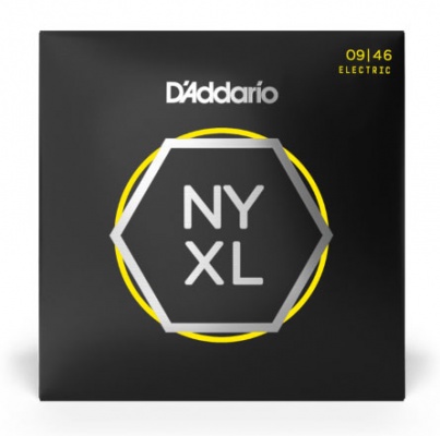 D'Addario NYXL0946 Nickel Wound Electric Guitar Strings, Super Light Top / Regular Bottom, 9-46