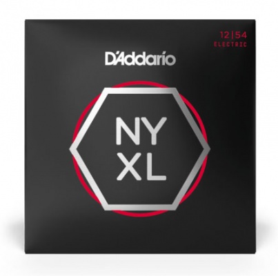 D'Addario NYXL1254 Nickel Wound Electric Guitar Strings, Heavy, 12-54