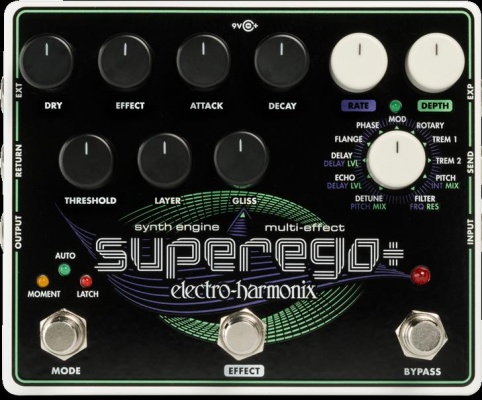 Electro-Harmonix Superego+ Synth Engine/Multi Effects Pedal