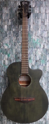 Faith FKVBK Naked Venus Electro-Acoustic Cutaway, Black Stain