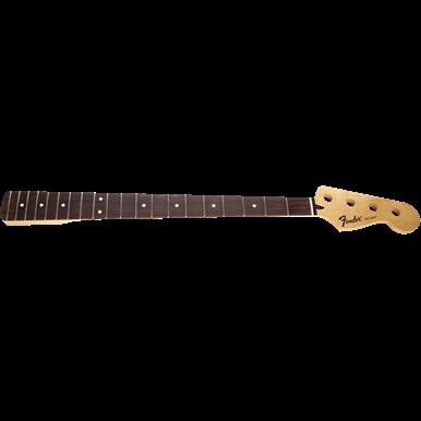 Fender Mexican Jazz Bass Neck, 20 Medium Jumbo Frets, Block Inlays, Rosewood Fingerboard 0996200921