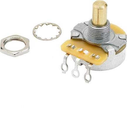 Fender Pure Vintage 250k Solid Shaft Potentiometer, Volume or Tone