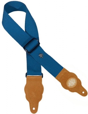 Gaucho Grass Series Hemp Guitar Strap, Cobalt Blue GST-100-CU
