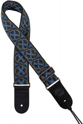 Gaucho Traditional Series Guitar Strap, Blue GST-180-BU
