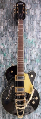 Gretsch G5655TG Electromatic Center Block Jr. Single-Cut with Bigsby, Black Gold