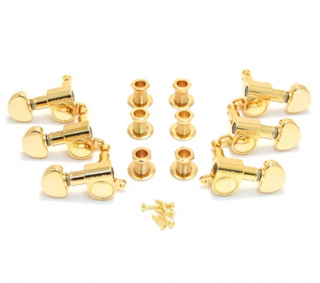 Grover Gold Mini Rotomatic MachineHeads 205G6 3+3