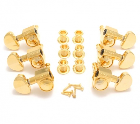 Grover Gold Original Rotomatic Keystone MachineHeads 102G 3+3