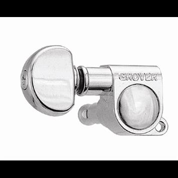 Grover Rotomatic Machineheads 6 In Line, Chrome 205C6