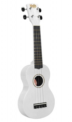 Korala UKS-30-WH Soprano Ukulele, White