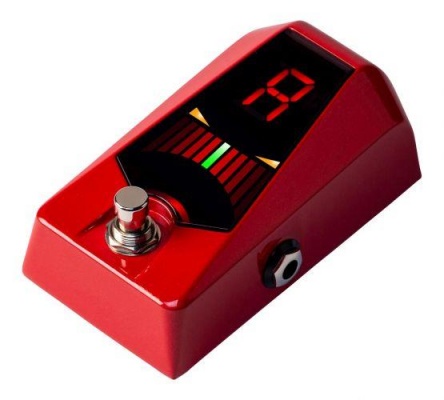 Korg Pitchblack Advance Pedal Tuner, Limited Edition Red