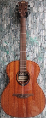 Lag T98A Tramontane 98 Solid Khaya Acoustic Guitar, High Gloss