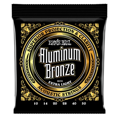Ernie Ball ALUMINIUM BRONZE EXTRA LIGHT SET 10-50