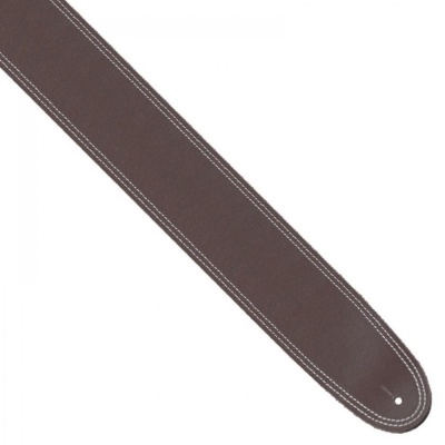 Perri's Double Stitched Leather Guitar Strap, Tan