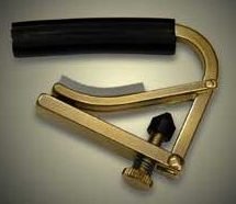 Shubb C1B Original Capo for Steel String Guitar, Brass