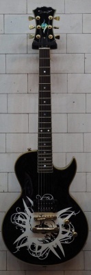 Spear LP Monkey Signature, Black with Seymour Duncan - Free Gig Bag, Strings + Strap!