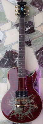Spear LP Monkey Signature, Dark Red with Seymour Duncan
